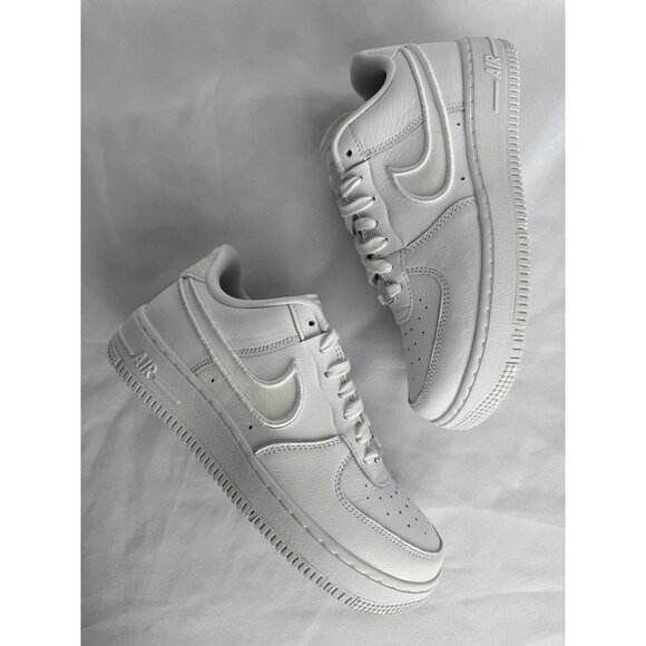 6.5 WOMEN'S NIKE AIR FORCE ONE 1 DANCE FJ7409-100 SNEAKERS SPORTSWEAR WHITE - Picture 1 of 8